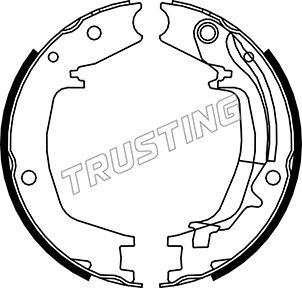 Trusting 046.215Y - Kit ganasce, Freno stazionamento autozon.pro