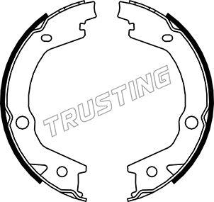 Trusting 046.220 - Kit ganasce, Freno stazionamento autozon.pro