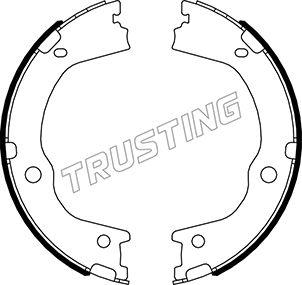 Trusting 046.227 - Kit ganasce, Freno stazionamento autozon.pro