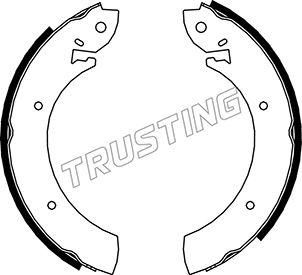 Trusting 040.080 - Kit ganasce freno autozon.pro