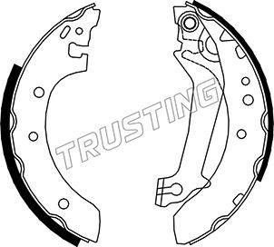 Trusting 040.142 - Kit ganasce freno autozon.pro