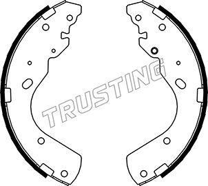 Trusting 040.156 - Kit ganasce freno autozon.pro