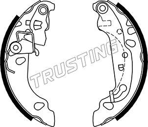 Trusting 040.150 - Kit ganasce freno autozon.pro