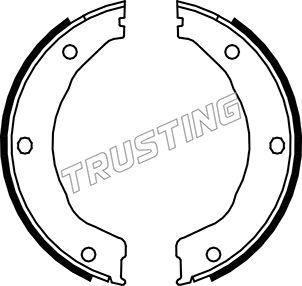 Trusting 040.158 - Kit ganasce, Freno stazionamento autozon.pro