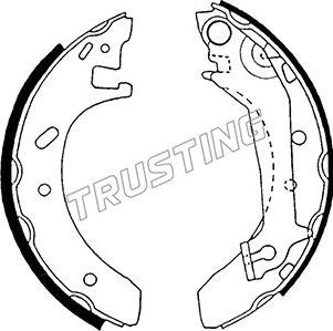 Trusting 040.137 - Kit ganasce freno autozon.pro