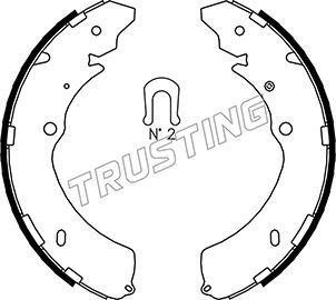 Trusting 047.374 - Kit ganasce freno autozon.pro