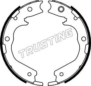 Trusting 047.378 - Kit ganasce, Freno stazionamento autozon.pro