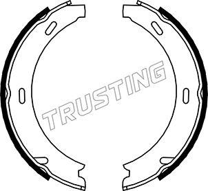 Trusting 052.117 - Kit ganasce, Freno stazionamento autozon.pro