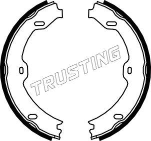 Trusting 052.130 - Kit ganasce, Freno stazionamento autozon.pro