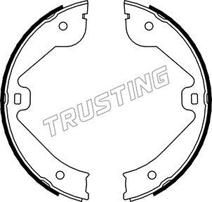 Trusting 052.131 - Kit ganasce, Freno stazionamento autozon.pro