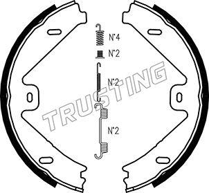 Trusting 052.137K - Kit ganasce, Freno stazionamento autozon.pro