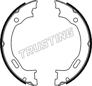 Trusting 052.129 - Kit ganasce, Freno stazionamento autozon.pro