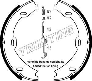 Trusting 052.128K - Kit ganasce, Freno stazionamento autozon.pro