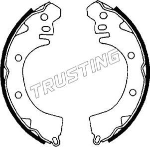 Trusting 064.155 - Kit ganasce freno autozon.pro