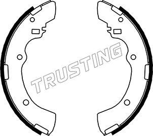 Trusting 064.164 - Kit ganasce freno autozon.pro