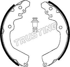 Trusting 064.167 - Kit ganasce freno autozon.pro