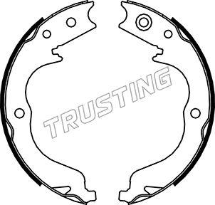 Trusting 064.180 - Kit ganasce, Freno stazionamento autozon.pro