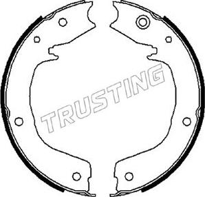 Trusting 064.179 - Kit ganasce, Freno stazionamento autozon.pro