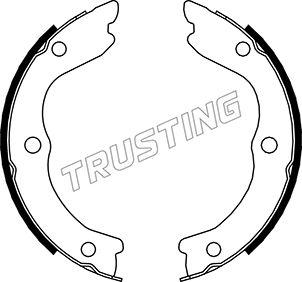 Trusting 067.196 - Kit ganasce, Freno stazionamento autozon.pro