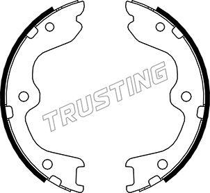 Trusting 067.197 - Kit ganasce, Freno stazionamento autozon.pro