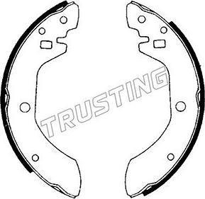 Trusting 067.145 - Kit ganasce freno autozon.pro