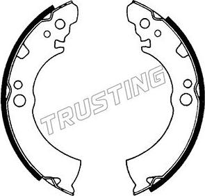 Trusting 067.163 - Kit ganasce freno autozon.pro