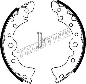 Trusting 067.167 - Kit ganasce freno autozon.pro