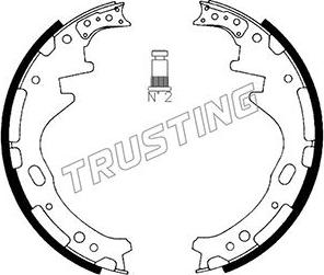 Trusting 067.174 - Kit ganasce freno autozon.pro