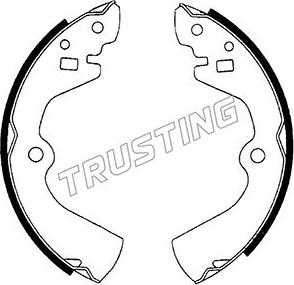 Trusting 067.172 - Kit ganasce freno autozon.pro