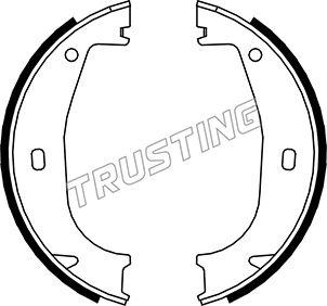 Trusting 019.026 - Kit ganasce, Freno stazionamento autozon.pro