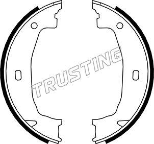 Trusting 019.028 - Kit ganasce, Freno stazionamento autozon.pro