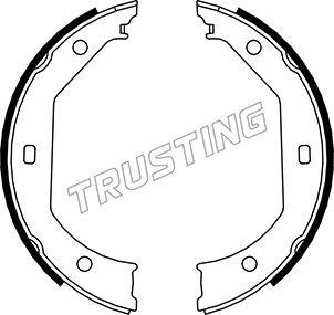 Trusting 019.027 - Kit ganasce, Freno stazionamento autozon.pro