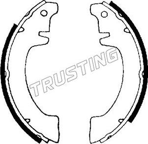 Trusting 088.187 - Kit ganasce freno autozon.pro