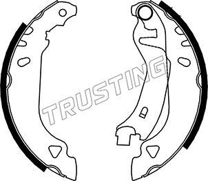 Trusting 034.090 - Kit ganasce freno autozon.pro