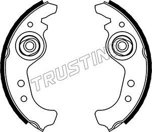 Trusting 034.084 - Kit ganasce freno autozon.pro