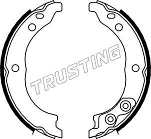 Trusting 034.113 - Kit ganasce, Freno stazionamento autozon.pro