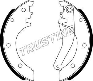 Trusting 034.123 - Kit ganasce freno autozon.pro