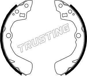 Trusting 026.345 - Kit ganasce freno autozon.pro