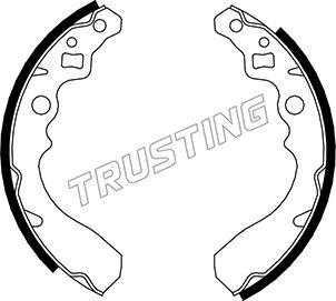 Trusting 026.340 - Kit ganasce freno autozon.pro