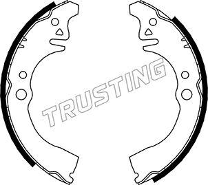 Trusting 026.343 - Kit ganasce freno autozon.pro