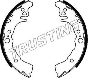 Trusting 026.347 - Kit ganasce freno autozon.pro