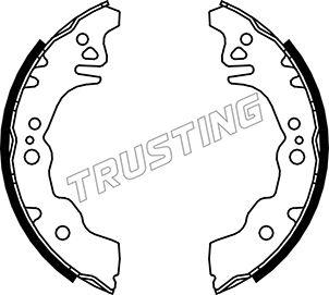 Trusting 026.352 - Kit ganasce freno autozon.pro