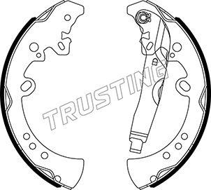 Trusting 026.357 - Kit ganasce freno autozon.pro