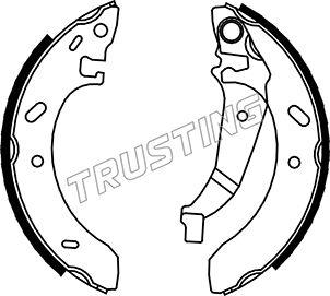 Trusting 023.005 - Kit ganasce freno autozon.pro