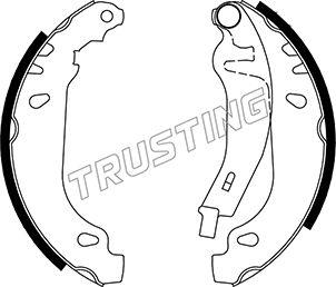 Trusting 022.032Y - Kit ganasce freno autozon.pro