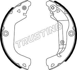 Trusting 027.009 - Kit ganasce freno autozon.pro