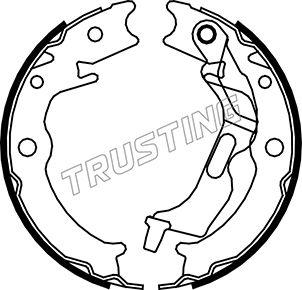 Trusting 027.007 - Kit ganasce, Freno stazionamento autozon.pro