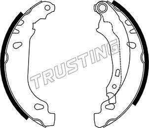 Trusting 079.191 - Kit ganasce freno autozon.pro