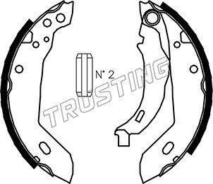 Trusting 079.185 - Kit ganasce freno autozon.pro