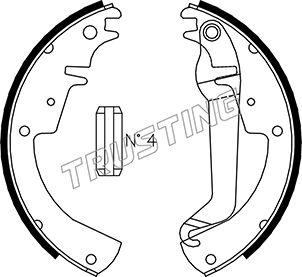 Trusting 073.174 - Kit ganasce freno autozon.pro